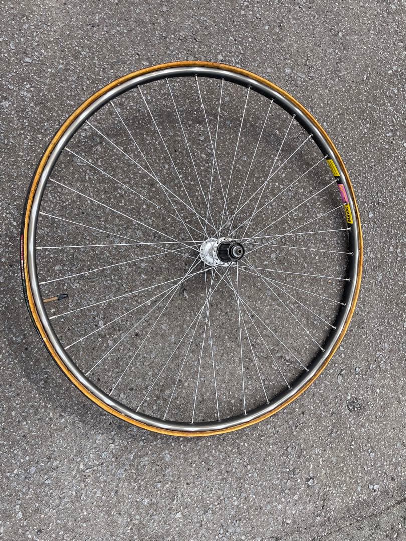 中古　MAVIC DURAACEハブ　チューブラホイール前後セット