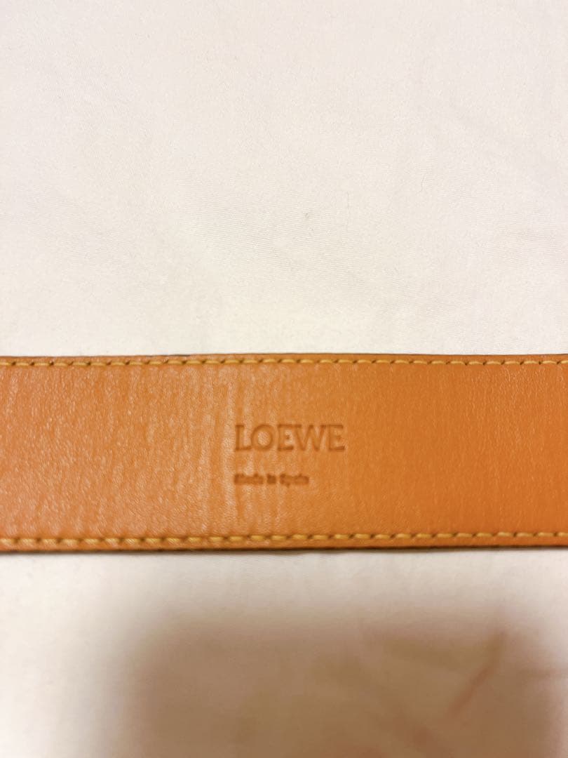 【美品/箱付き】ロエベ　レザーブレスレット　アナグラム　ブラック　黒