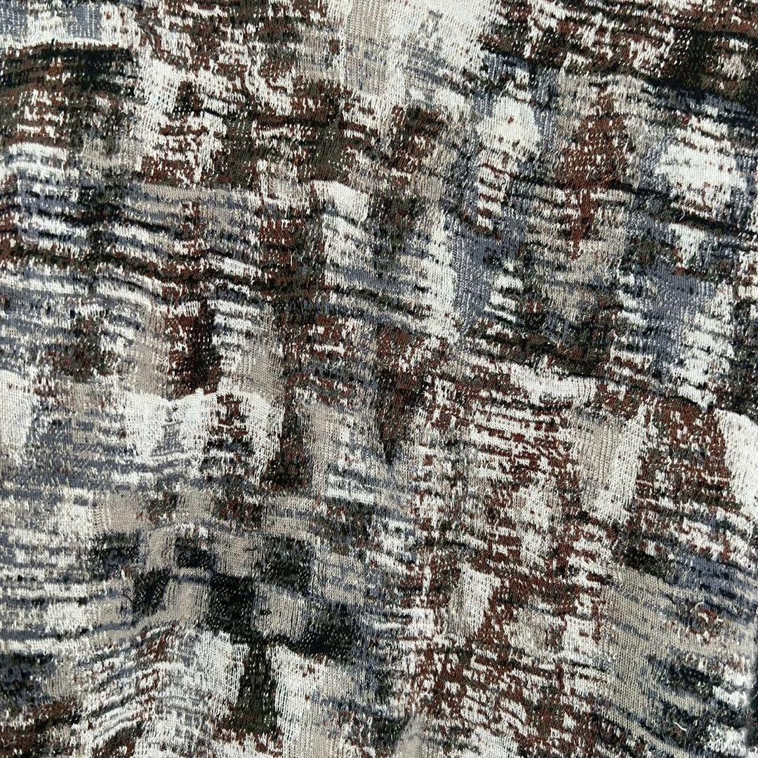 JURGEN LEHL ヨーガンレール モザイク柄 幾何学模様 ニットワンピース