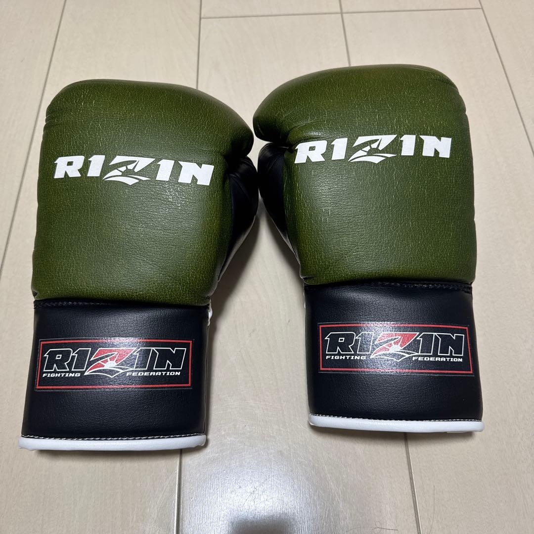 RIZIN ボクシンググローブ 8oz グリーン/ブラック - メルカリ
