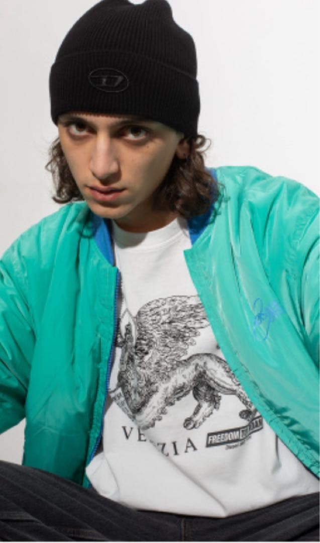 DIESEL ウール ニット帽 ビーニー ディーゼル