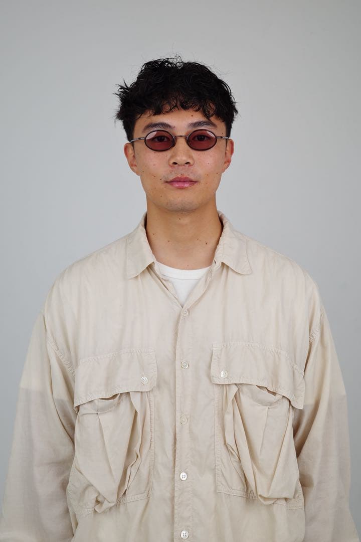 \"EMPORIO ARMANI\" OVAL SUNGLASSES サングラス