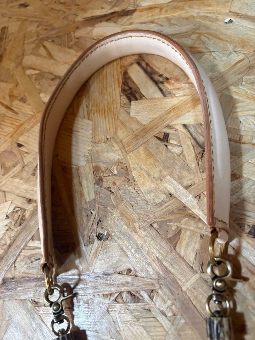 K.blood.package ハンドルメイド銘杢目厳選鹿角ラニヤード　本革