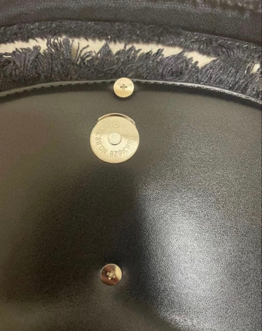 DIESEL ディーゼル 1DR ショルダーバッグ ハンドバッグ 黒 ダメージ