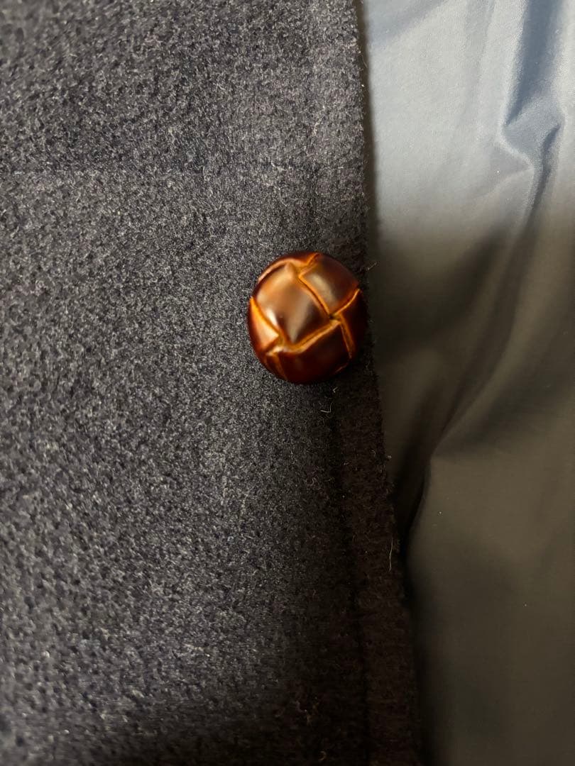 ダントン　ビームス　コラボ　別注　ウールモッサダウンジャケット　ネイビー　40