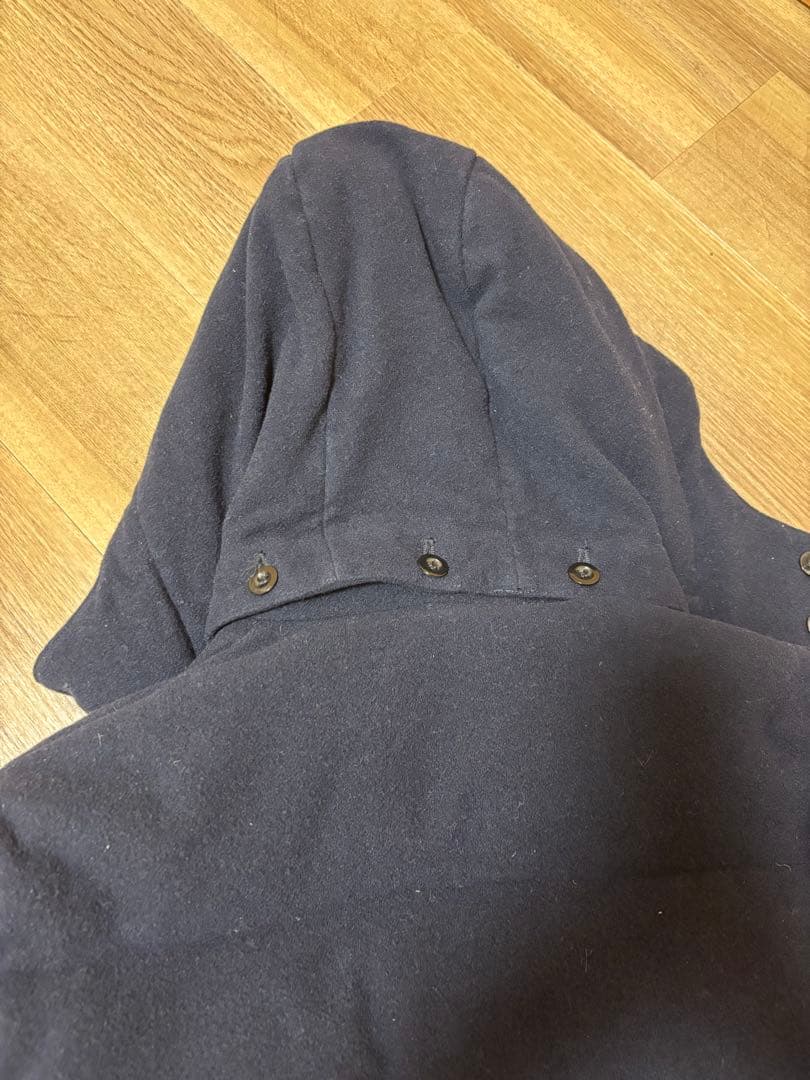 ダントン　ビームス　コラボ　別注　ウールモッサダウンジャケット　ネイビー　40