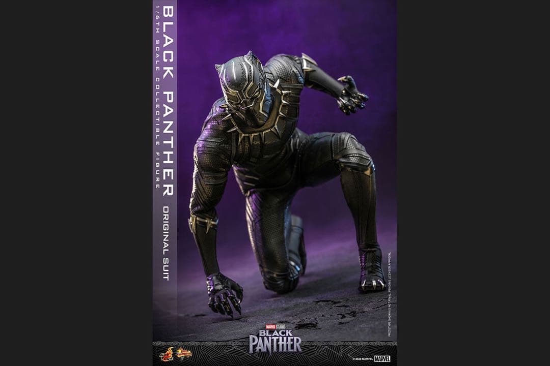 ホットトイズ　ブラックパンサー（オリジナル・スーツ）