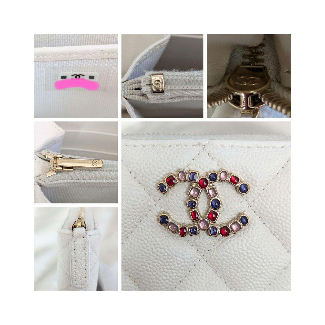 お正月セール✨【近年モデル✨】シャネル♥カラーストーン♥キャビアスキン