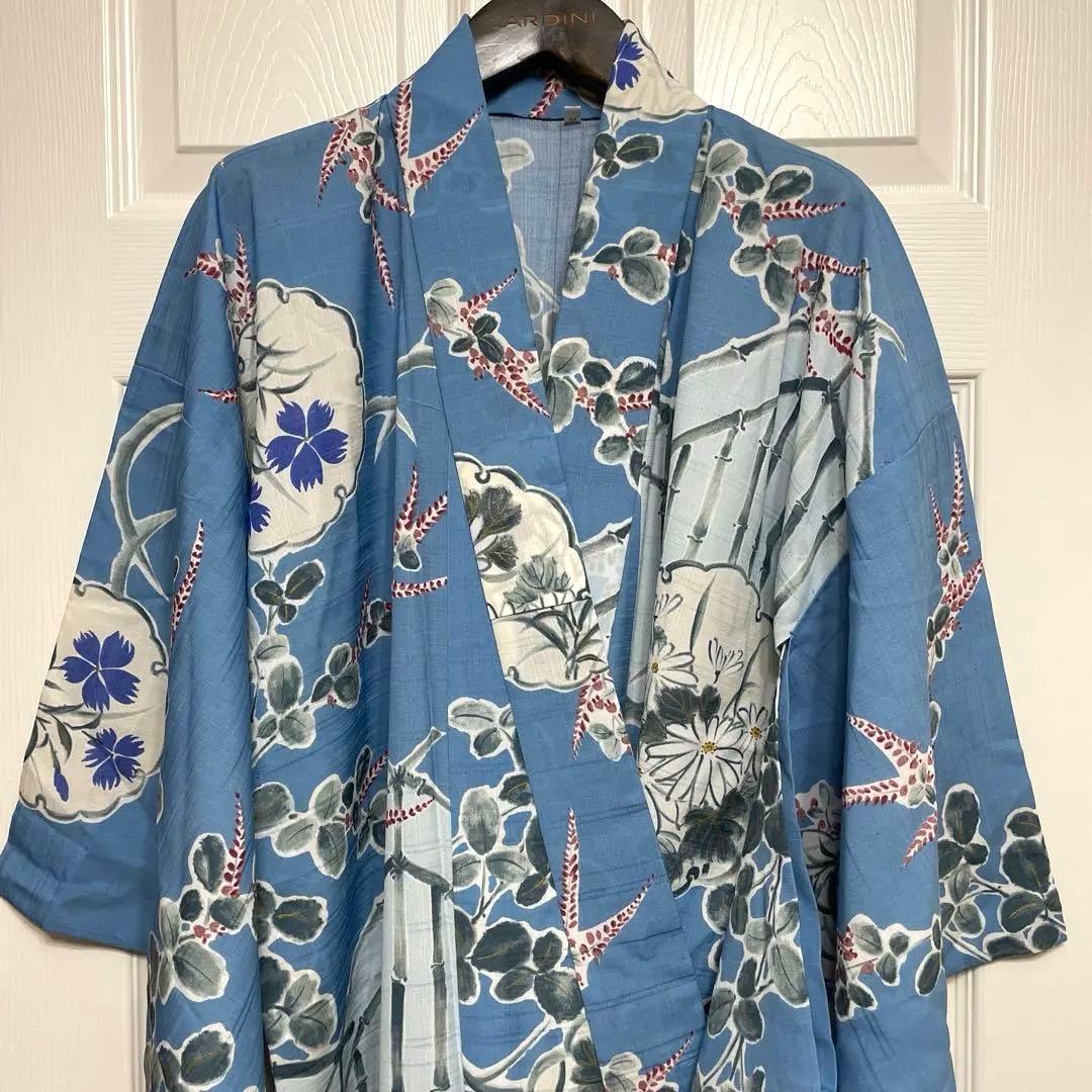 浴衣 さんび レディースMサイズ　クリーニング済み