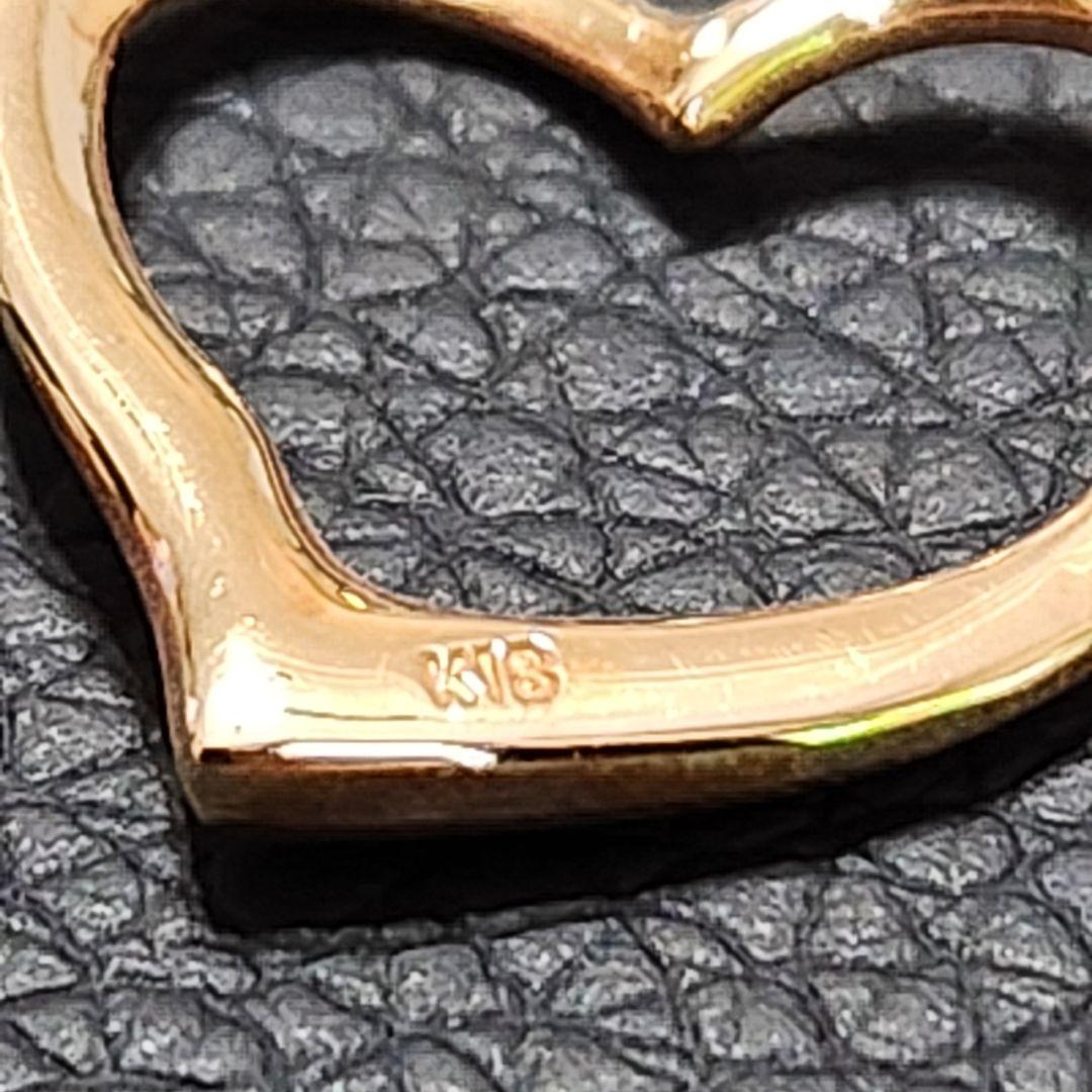 k18　オープンハート　ペンダントトップ