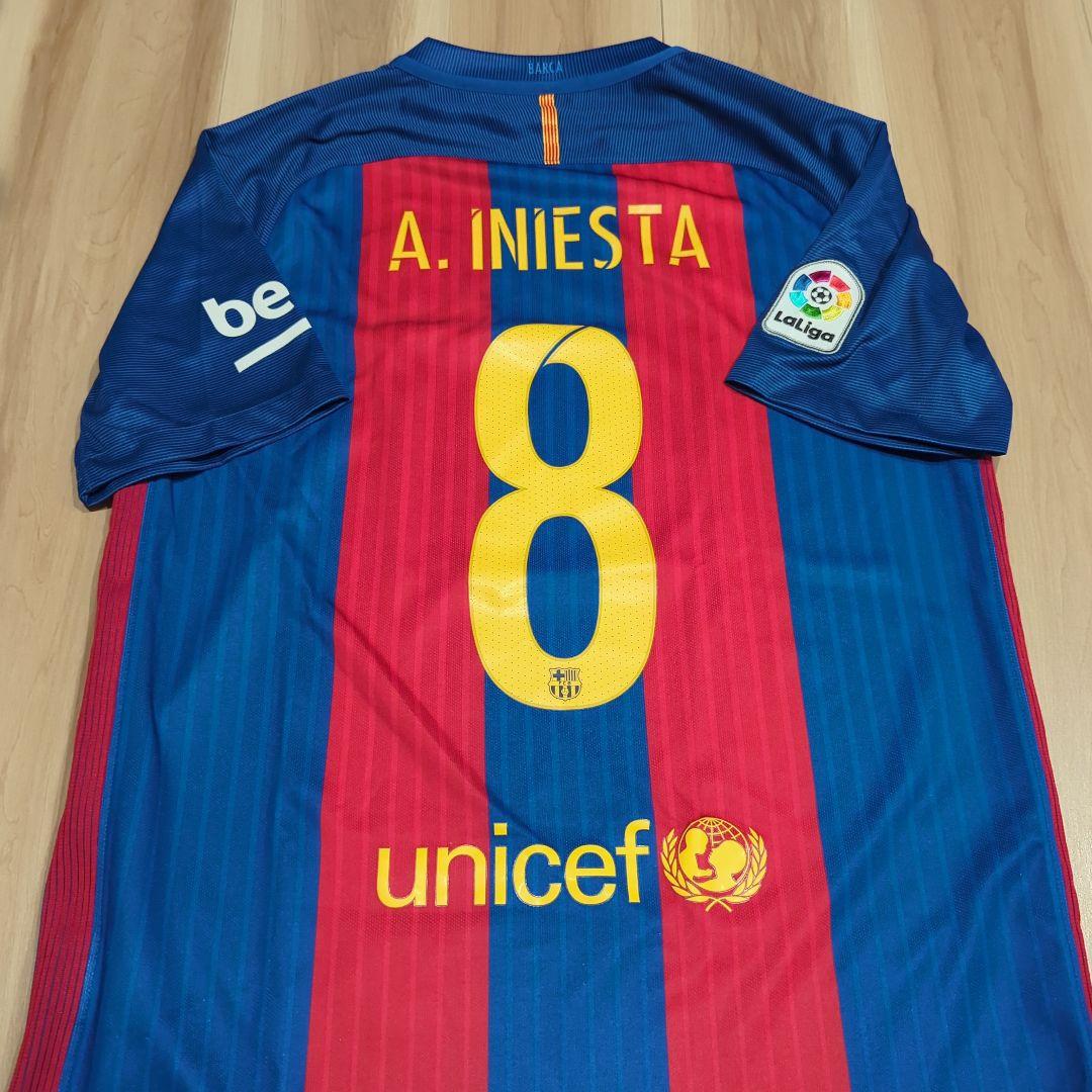 【正規品】FCバルセロナ A.イニエスタ ホームユニフォーム Mサイズ
