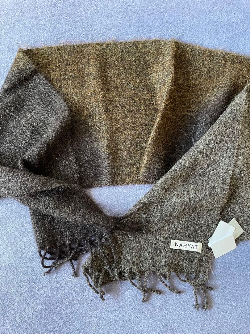 L'ECHOPPE【NAHYAT /ナヤット】別注 モヘア MIX ストール - メルカリ