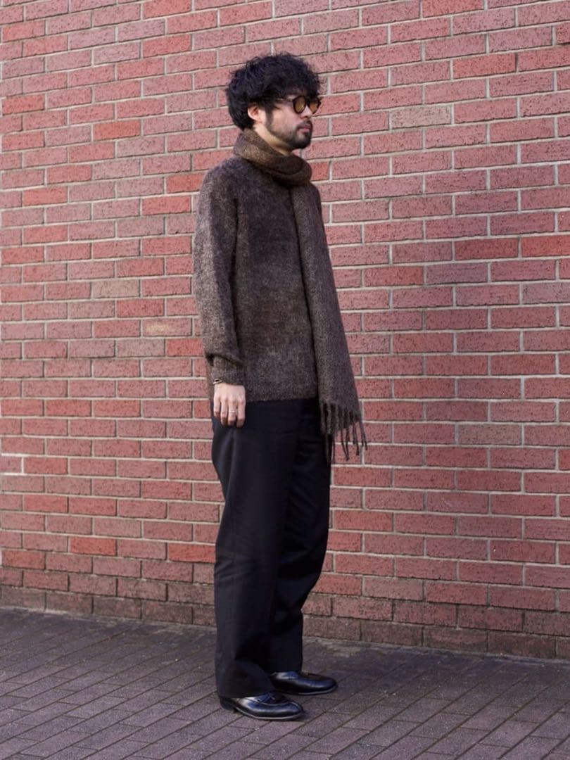 L'ECHOPPE【NAHYAT /ナヤット】別注 モヘア MIX ストール - メルカリ