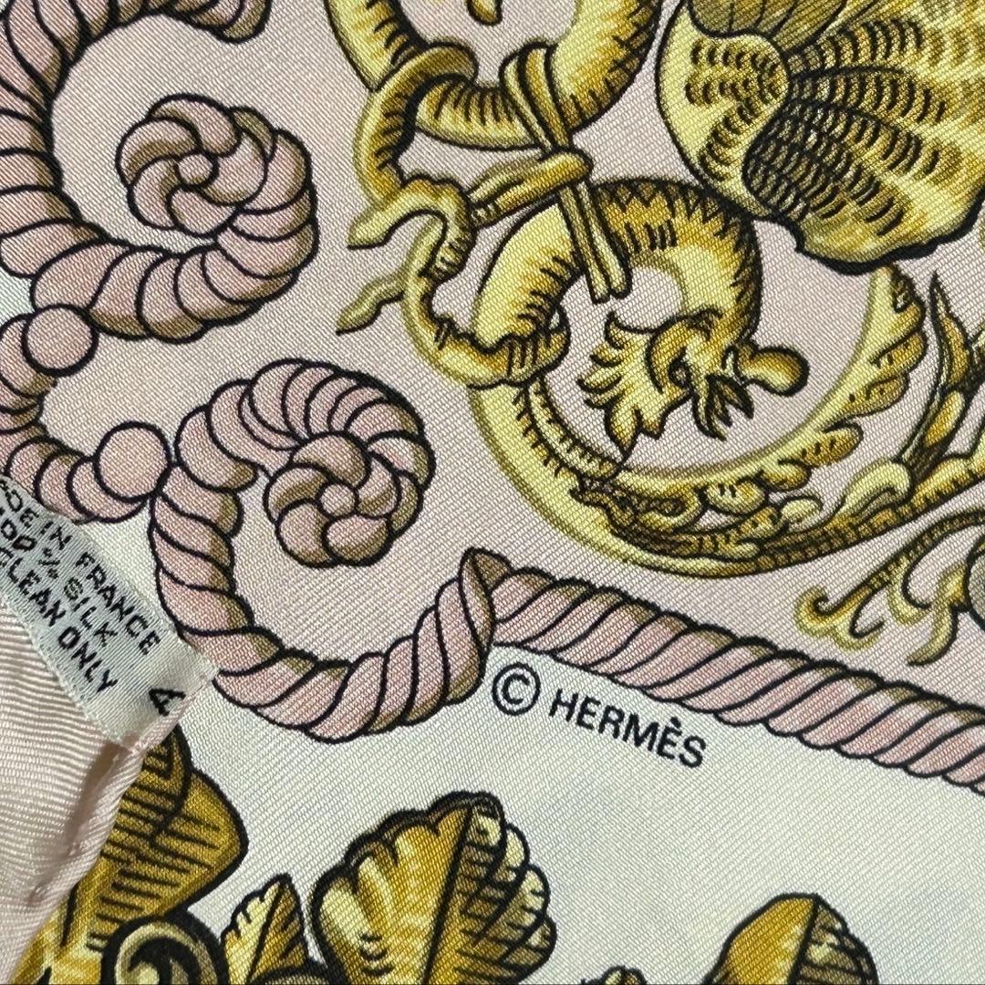 HERMES／カレ90 LVDOVICVS MAGNVS スカーフ　冊子付き