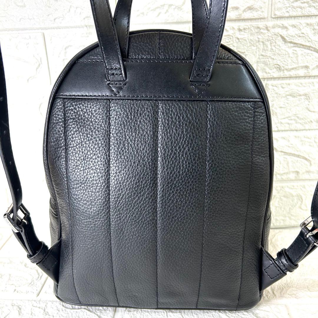 【極美品】マイケルコース レザーリュック 黒 A4
