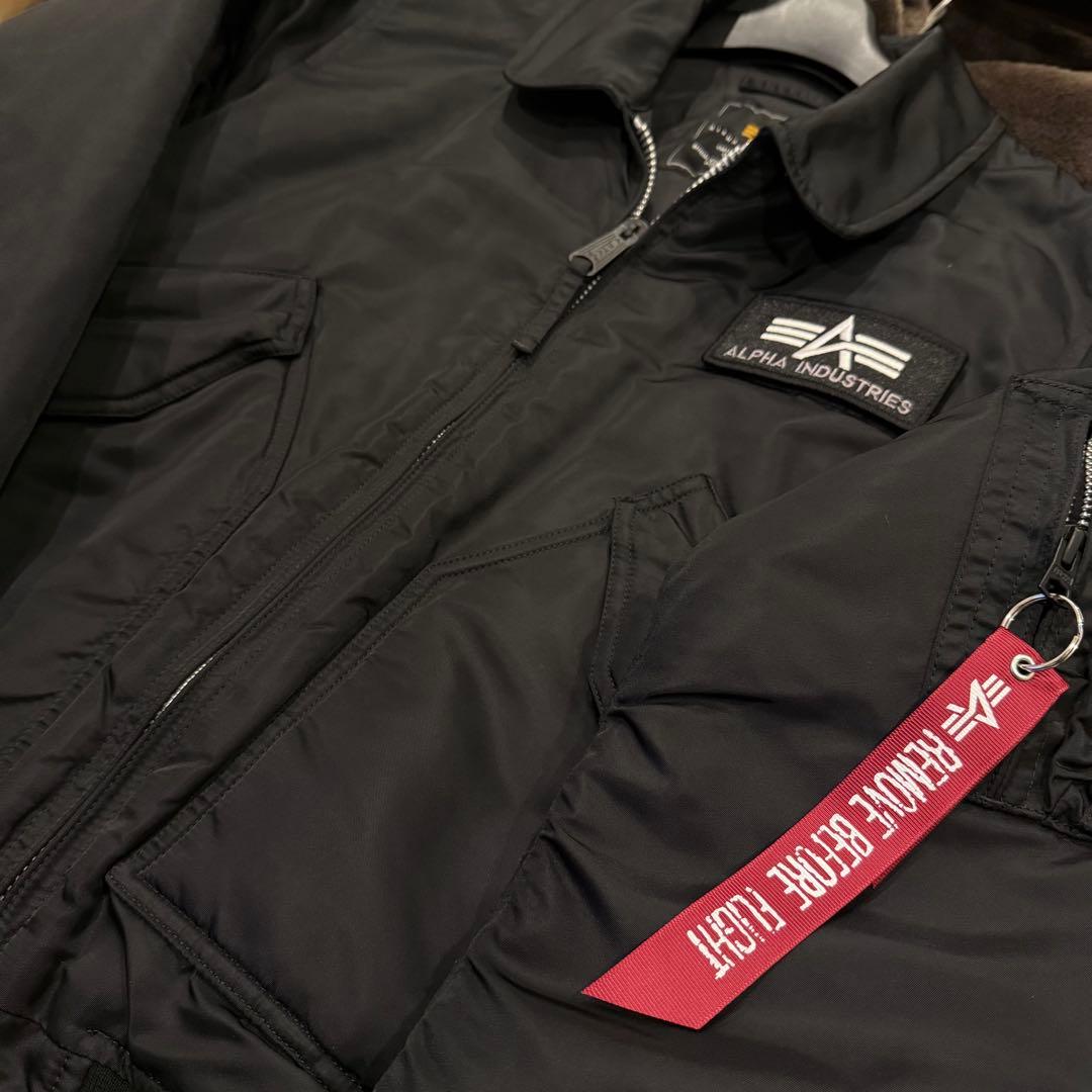 美品‼️アルファインダストリーズ フライトジャケット CWU-45P 米空軍 黒