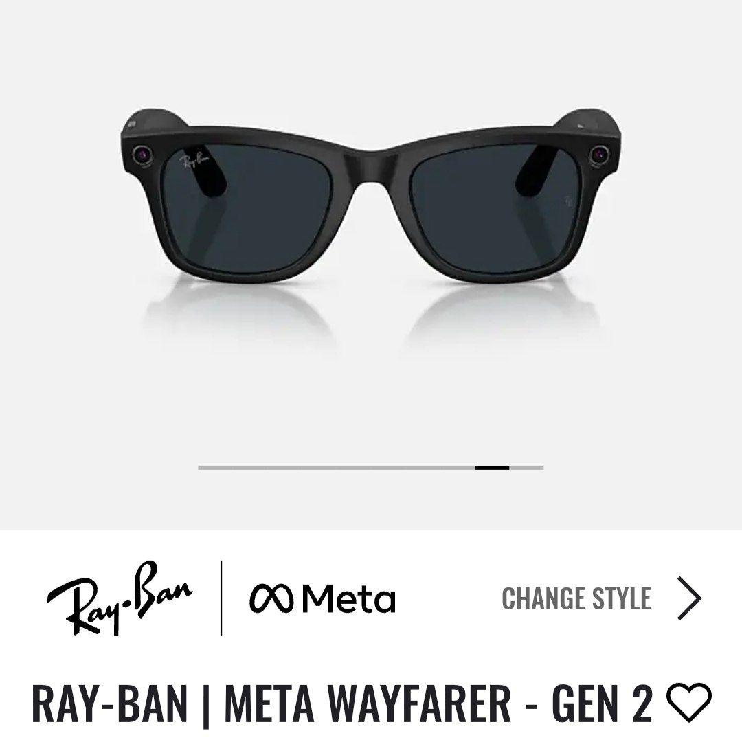 新品 Rayban  Gen2 Wayfarer Matte Black