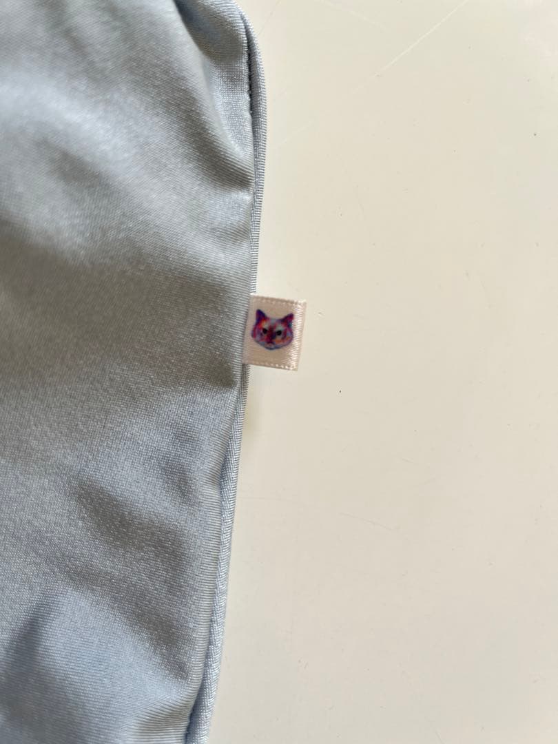 ライトブルー レオタード ハート型インナー付き　unoa