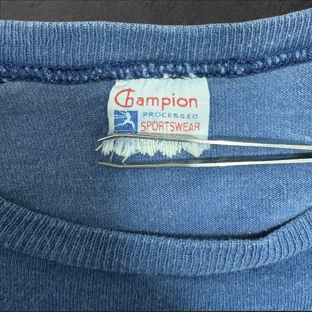 し*k様 50s CHAMPION ランタグ カレッジ Tシャツ