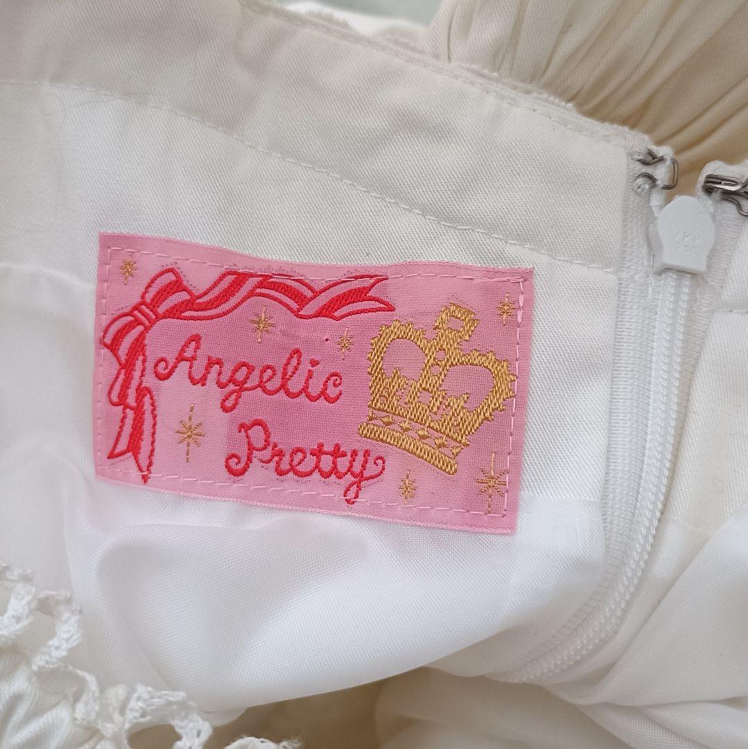 アンジェリックプリティ　白　ジャンパースカート