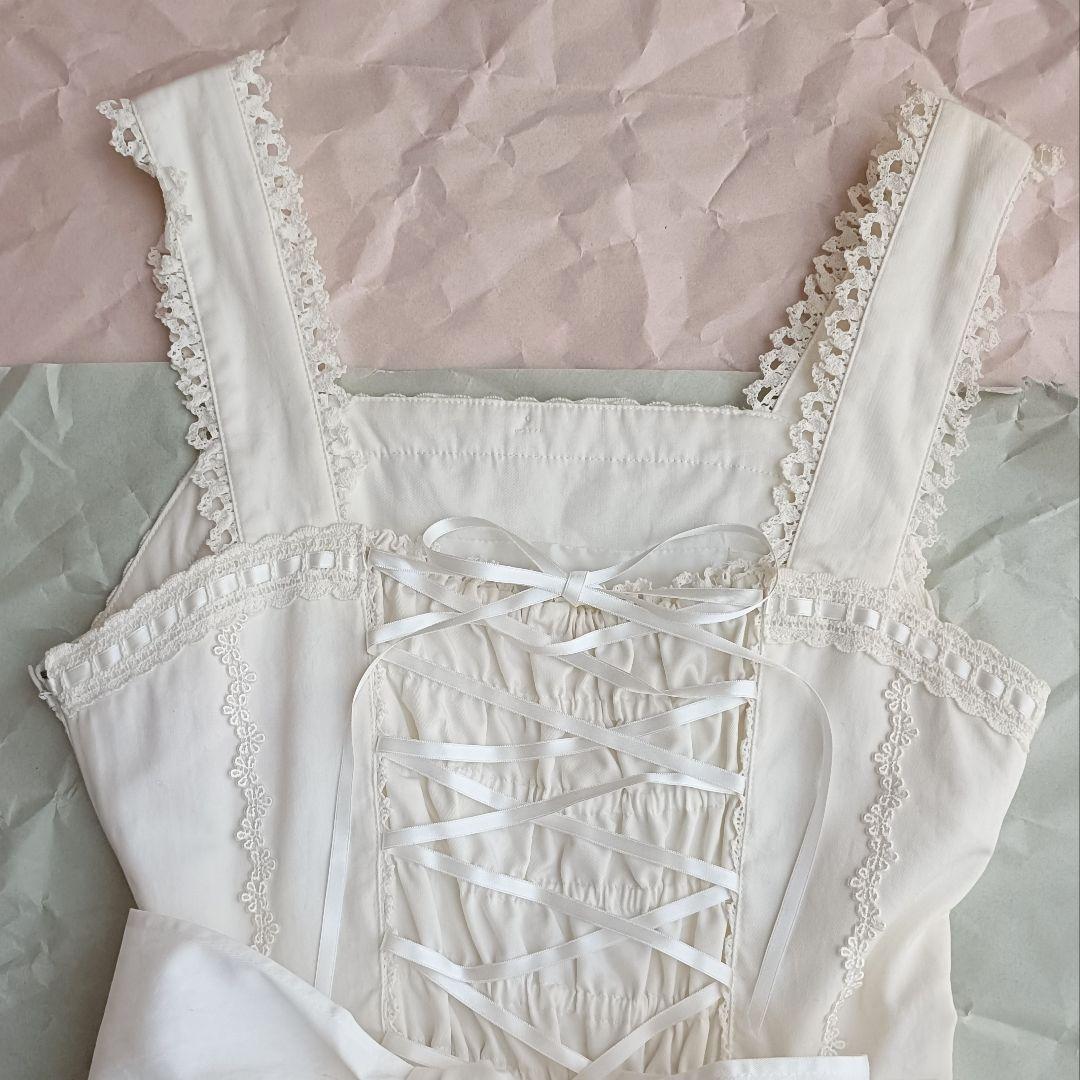 アンジェリックプリティ　白　ジャンパースカート