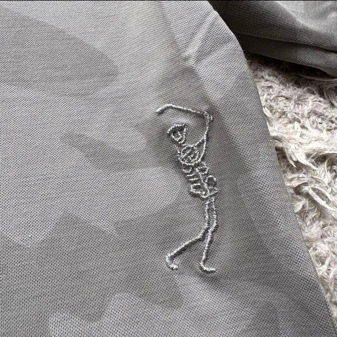 MARK&LONA 半袖ポロシャツ Mサイズ グレー カモフラ 迷彩