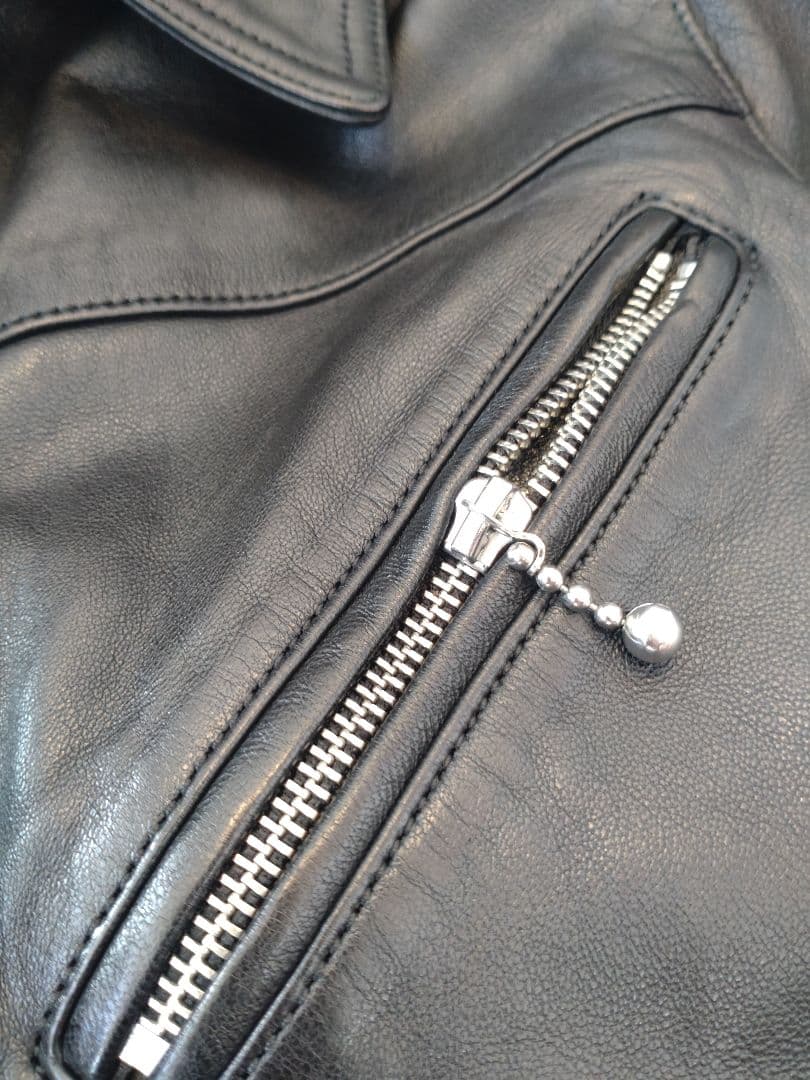 K*j様 HYSTERIC GLAMOUR ブラックレザー シングルライダース