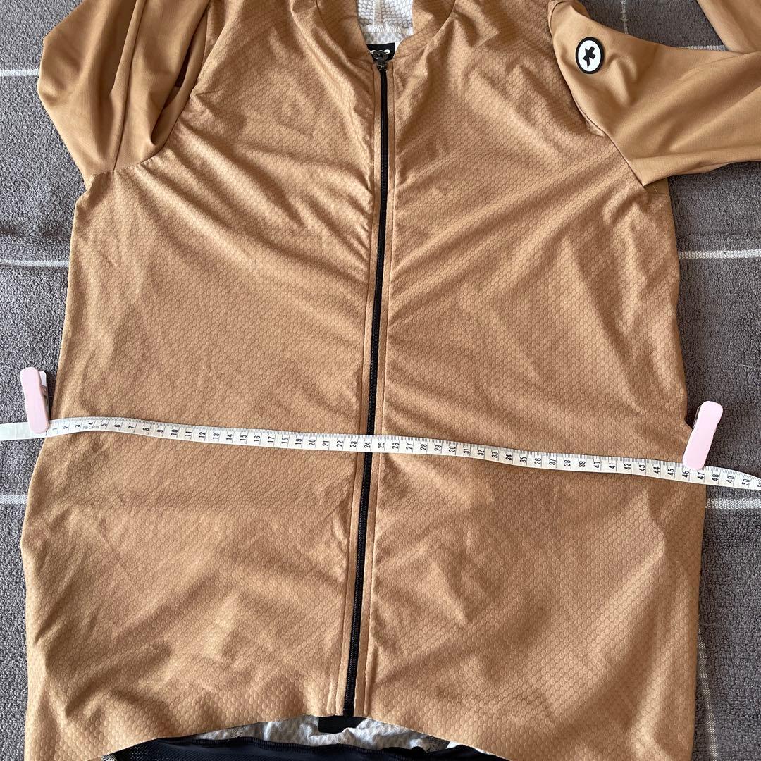 Mitsu ASSOS ブラウン サイクルジャケット サマーロングスリーブ