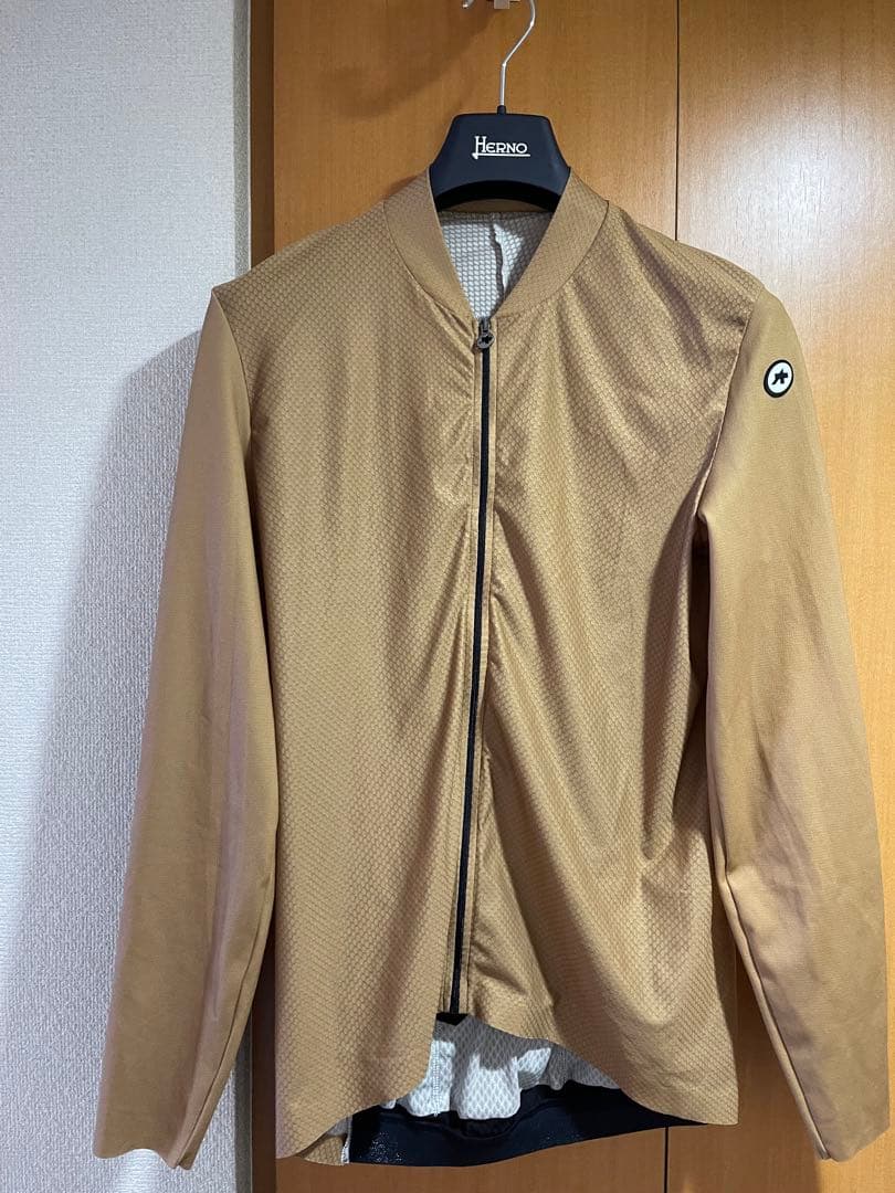 Mitsu ASSOS ブラウン サイクルジャケット サマーロングスリーブ