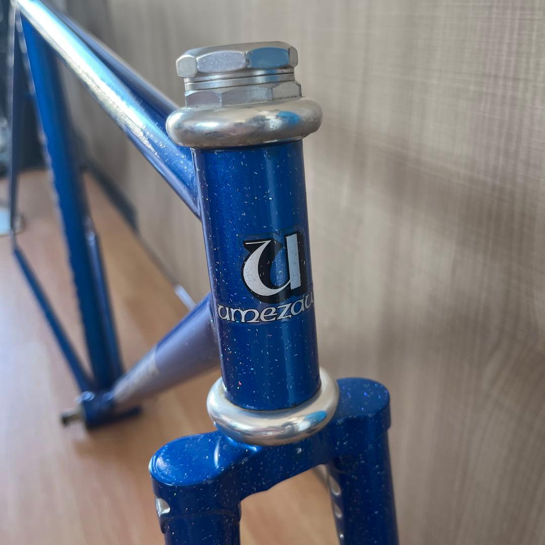 競輪NJS認定】UMEZAWAフレーム 49cm Hattaヘッド&BB付き - メルカリ