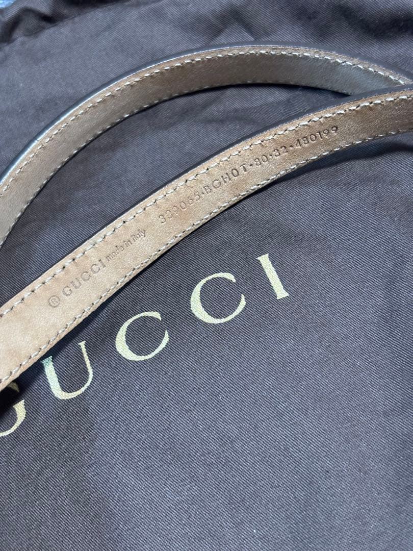 値下げ中　GUCCI ベルト オレンジ レディース