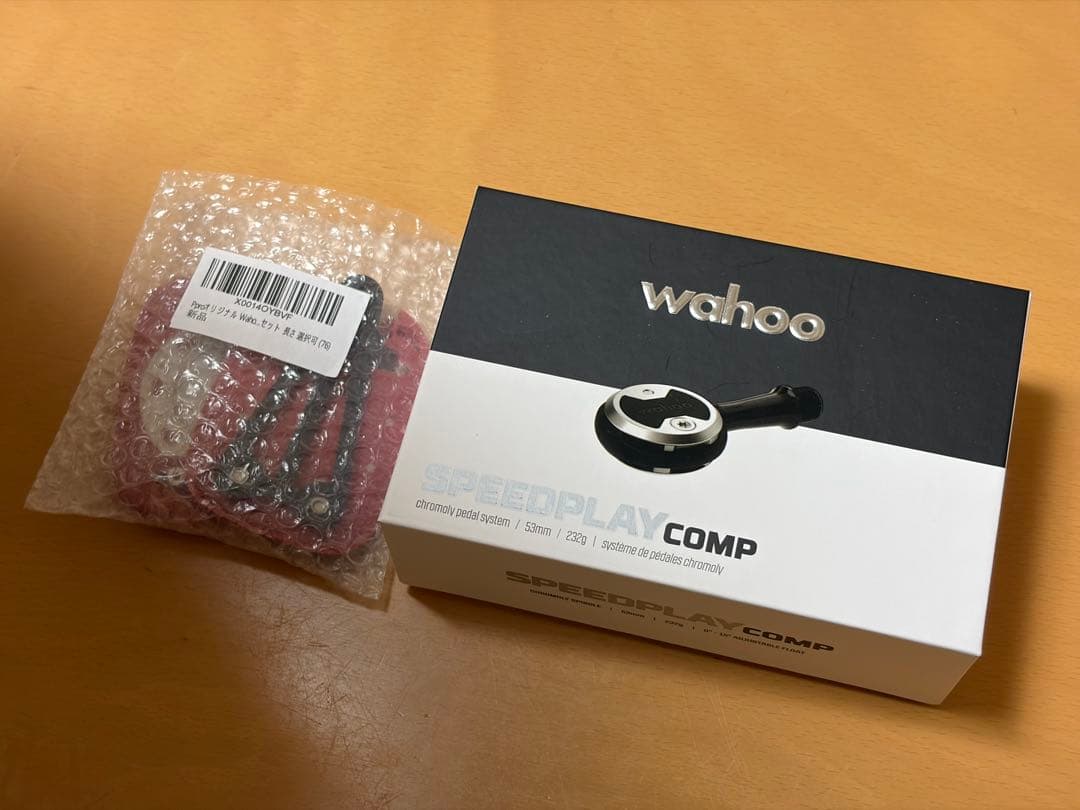 Wahoo 新型SPEEDPLAYチタンスピンドル換装品+NWシューズ用アダプタ