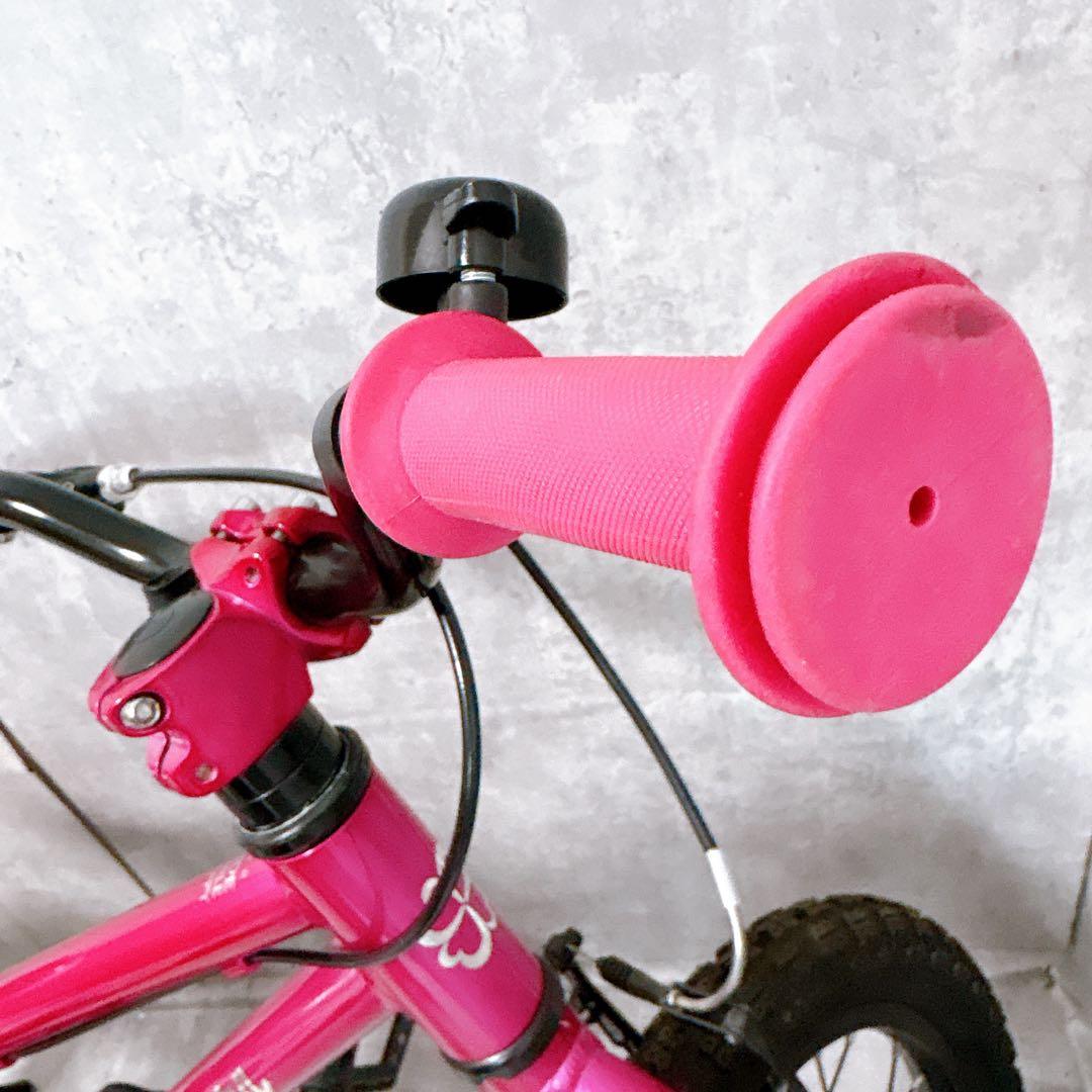 【美品】ヨツバサイクル 自転車 14インチ タイヤワックス済み