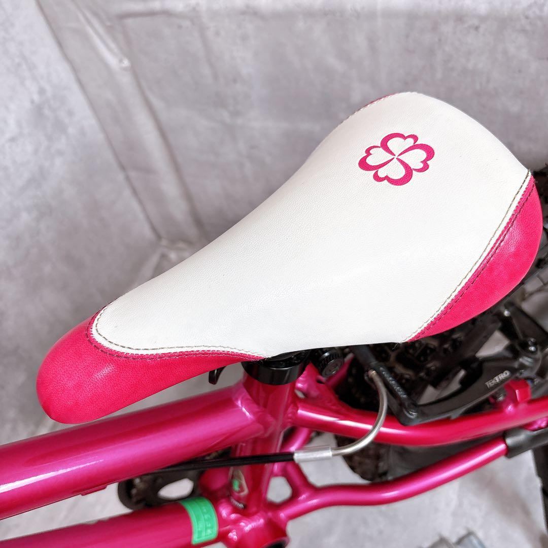 【美品】ヨツバサイクル 自転車 14インチ タイヤワックス済み