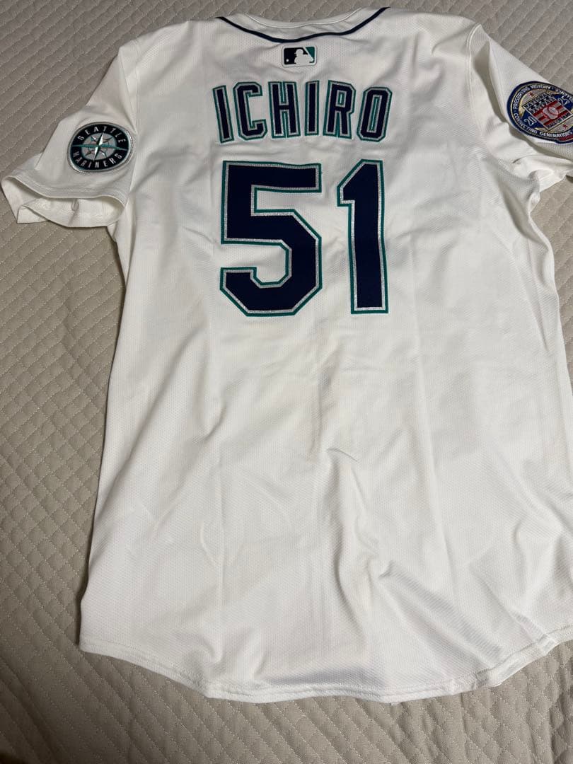 イチロー#51 マリナーズ プロコレ　サイズ44 殿堂入り永久欠番