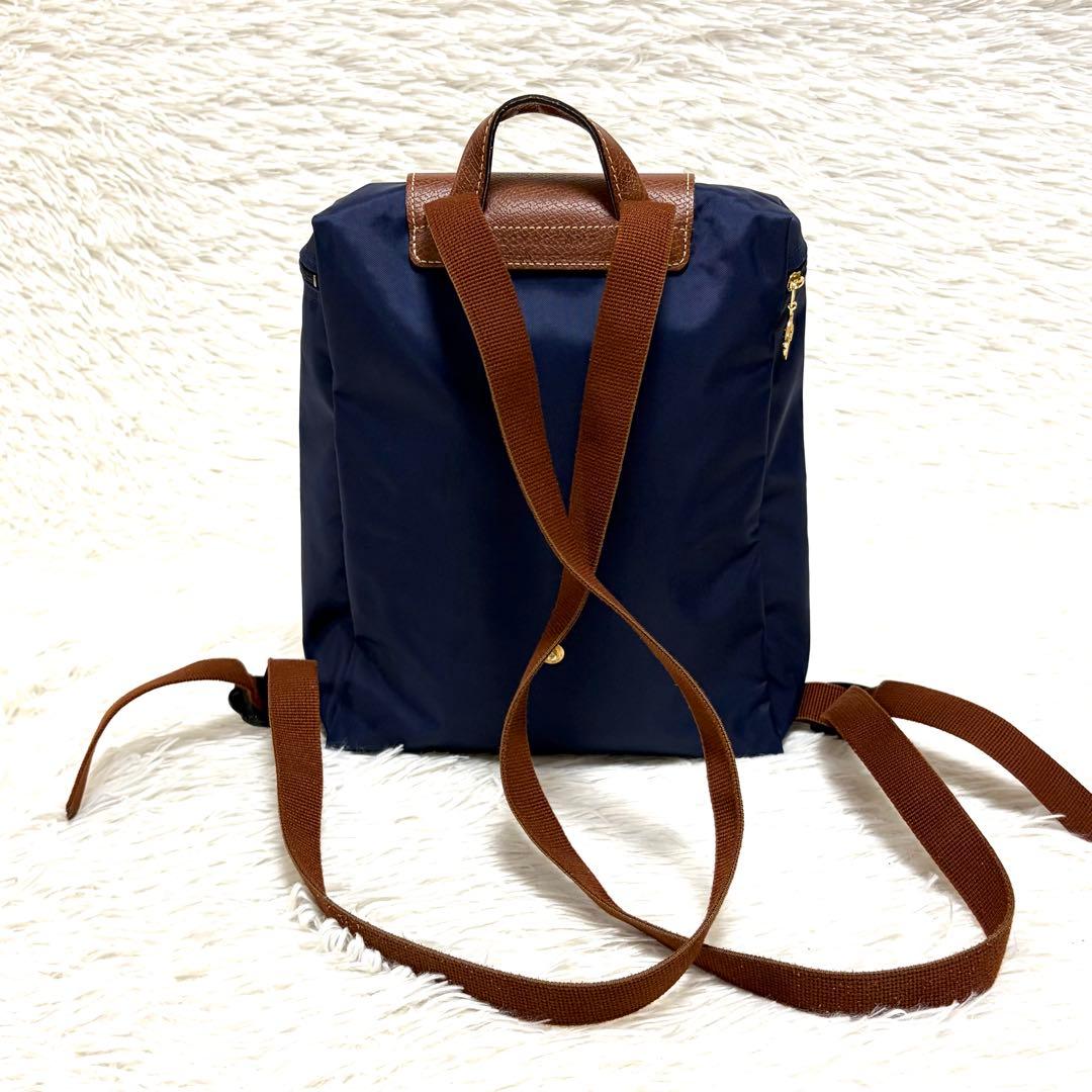 Longchamp ロンシャン プリアージュ リュック　ネイビー