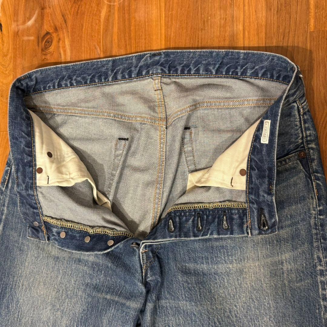 パンツ 22aw a.presse washed denim pants E 34/27