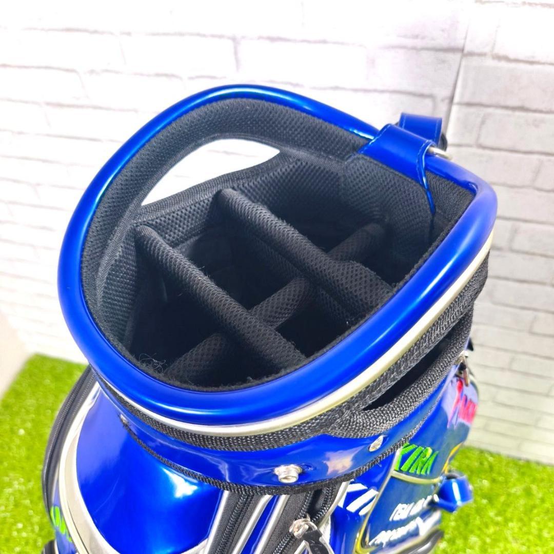 AKIRA 3点式 キャディーバッグ レア エナメル ブルー