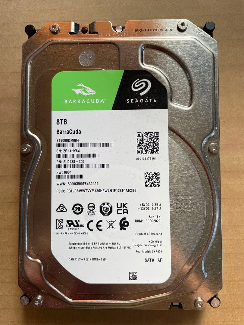 Seagate 8TB 内蔵 ハードディスク HDD ST8000DM004Seagate ST8000DM004