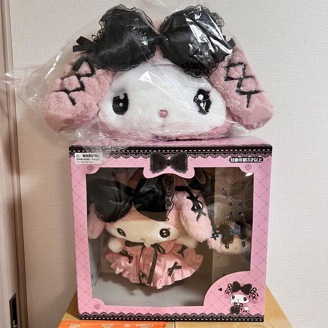 お顔厳選 フェイス形トートバッグ ぬいぐるみ 真夜中のメロクロ マイ