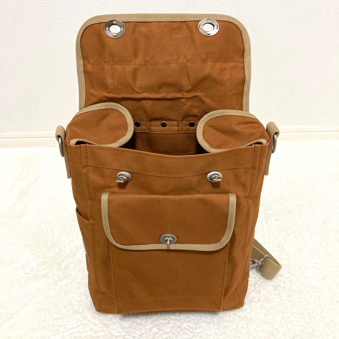 美品 一澤帆布 A4可 2way 斜めがけ可 リュック ショルダーバッグ 男女可