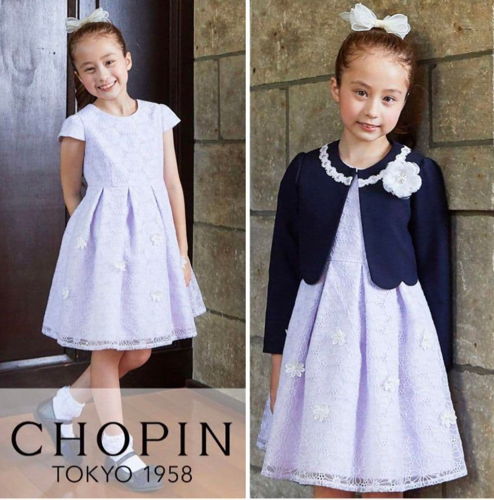 ショパン CHOPIN フラワーパステルレースアンサンブルkotomama様専用