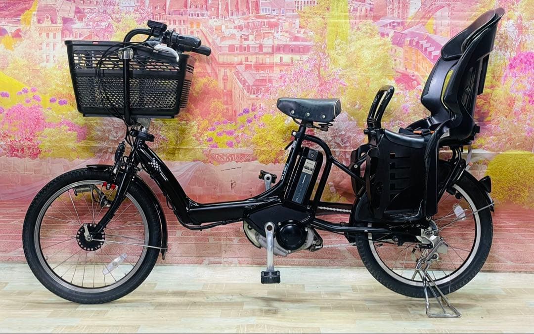 ZK3463 電動自転車 ブリヂストン アンジェリーノ 子供乗せ 20インチ