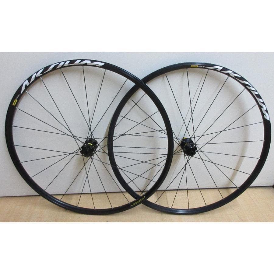 新品 MAVIC AKSIUM ディスクブレーキ 前後セット 700Cクリンチャ