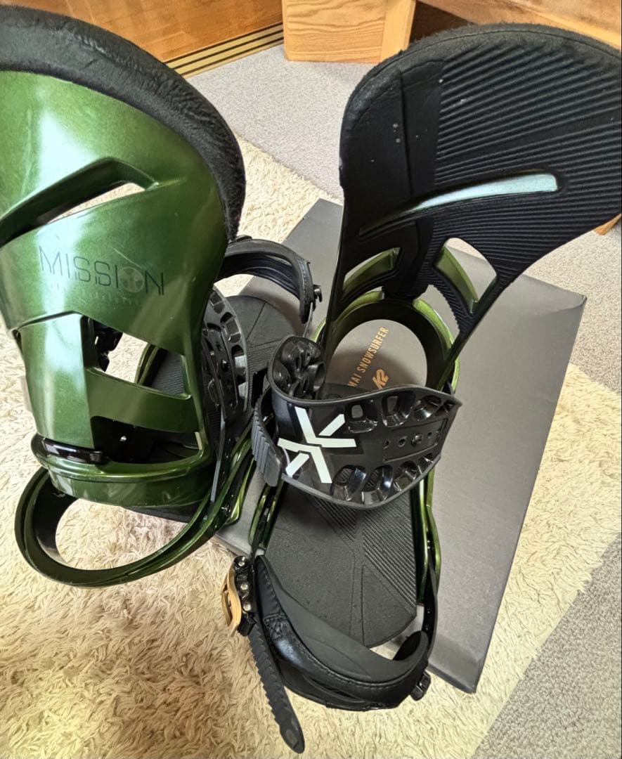 最終値下げ‼️バートンMISSION ビンディング Mサイズ オリーブグリーン
