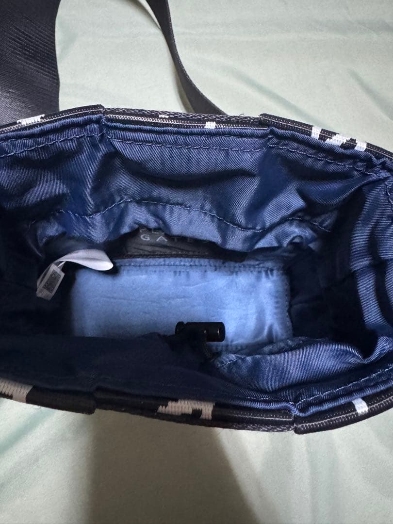 パーリーゲイツ☆ロゴ入りバッグ未使用☆ショルダーカートポーチ☆ネイビー