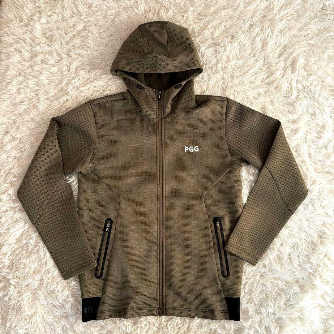 最高級 PGG セットアップ カーキ 茶色 ゴルフウェア パーリーゲイツ