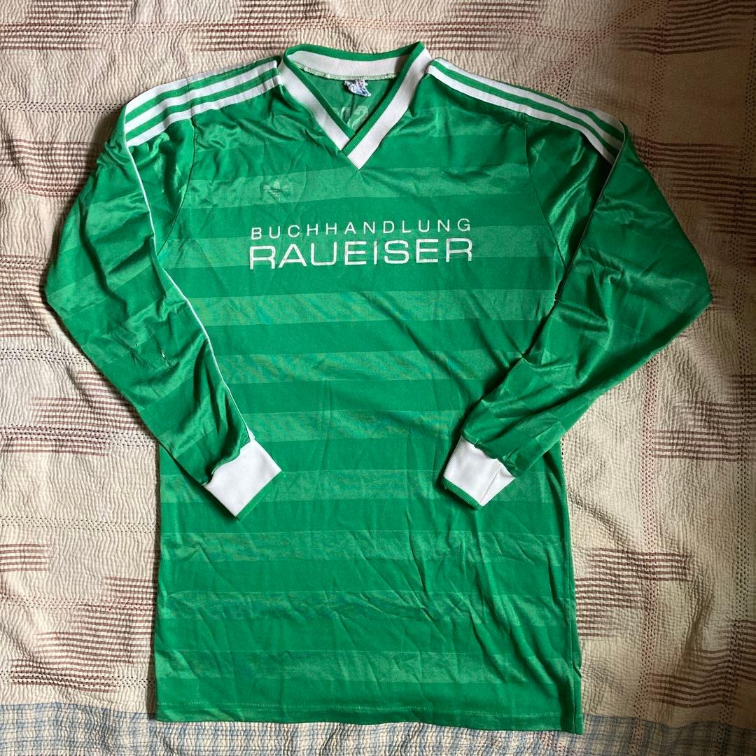 80s ドイツ製 Adidas Soccer Long T Shirt - メルカリ