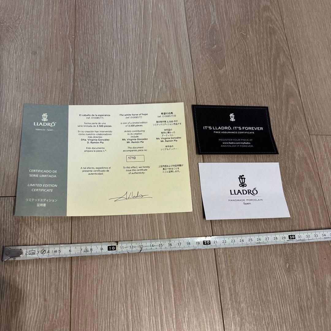 リアドロ　世界で3500体の白馬