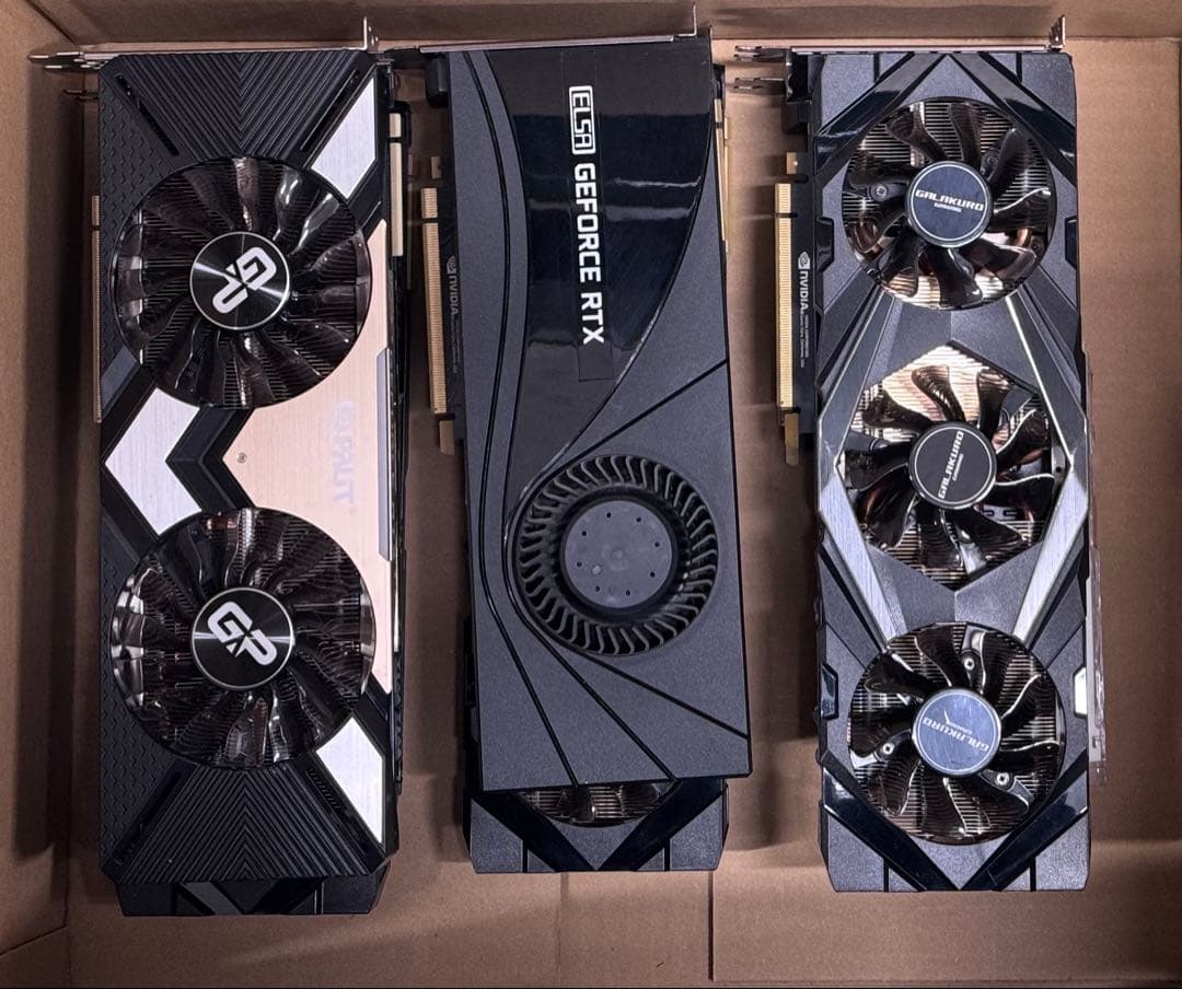 【ジャンク】NVIDIA グラフィックボード RTX 2080Ti x6枚